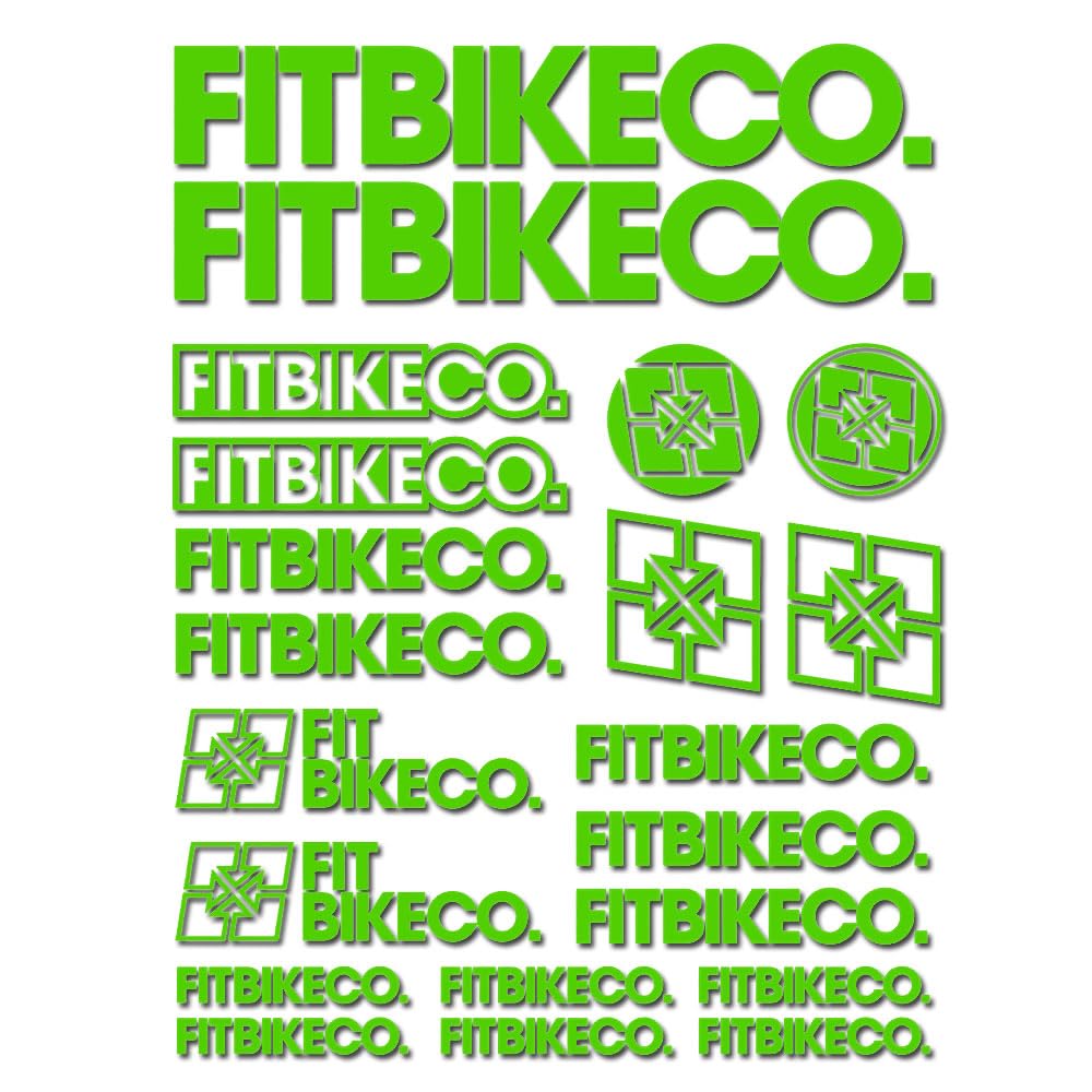 Autocollant Vélo FITBIKECO – Sticker Bicycle – Vinyle Résistant UV/eau – Neuf