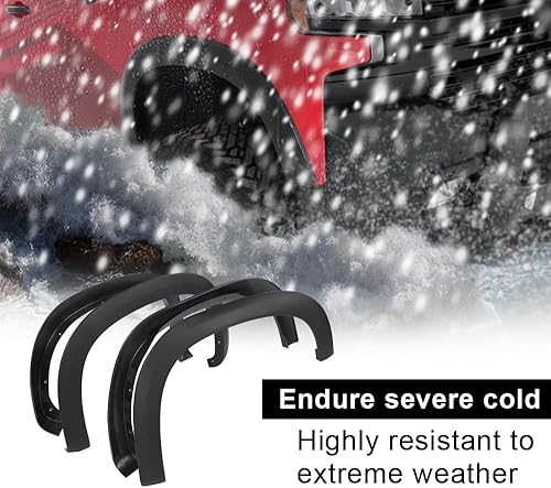 Miniatura 5 de GRAND ORANGE Fender Flares - Cama corta de 5.8 pies, estilo de fábrica, compatible con Chevy Silverado 1500 Crew Cab 2007-2013 con cama de 69.3