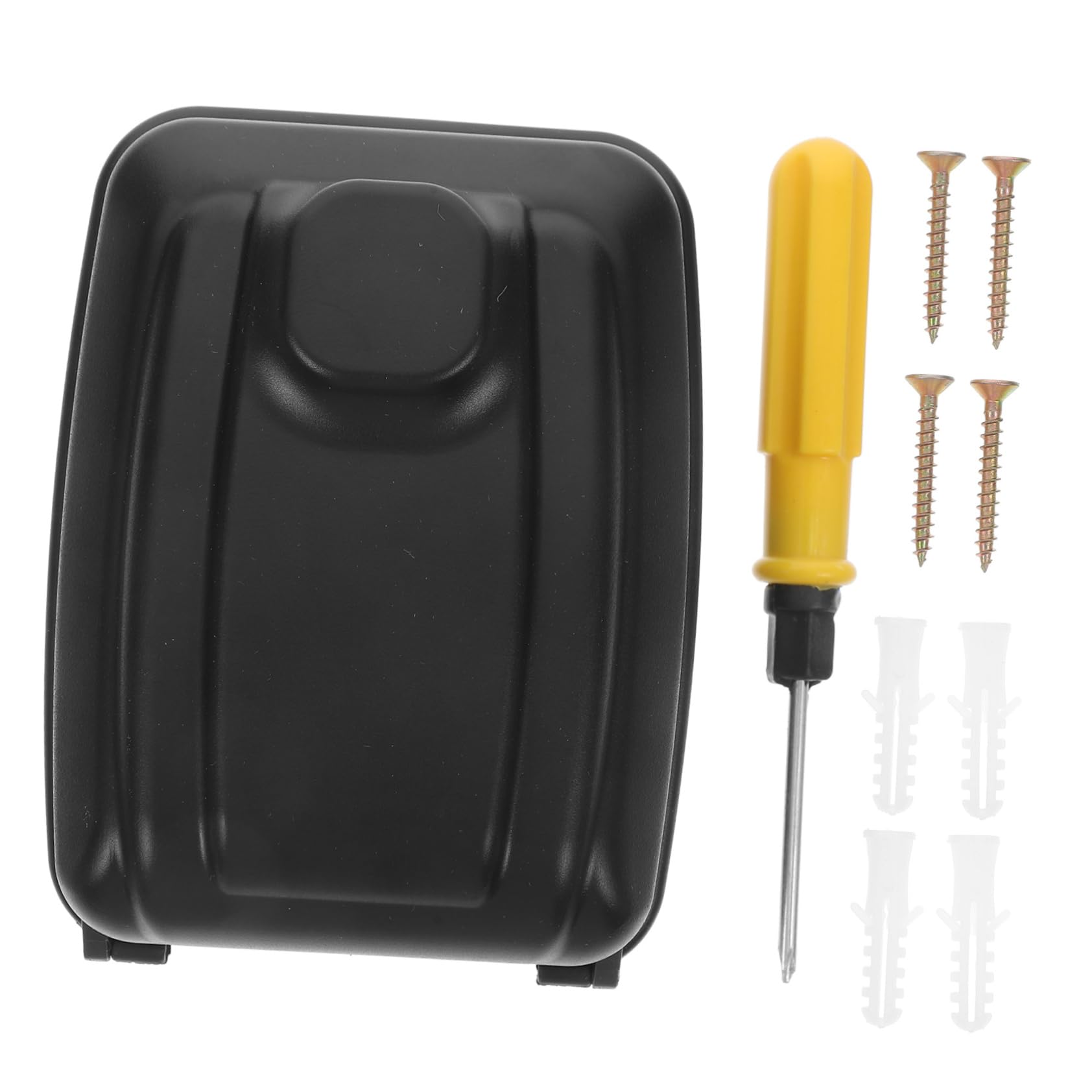 EXCEART Cassetta Portachiavi con Combinazione da Parete in Lega di Zinco | Plastico, Design Elegante e Profilo Sottile, Uso in Appartamenti e Garage, Resistente alle Intemperie