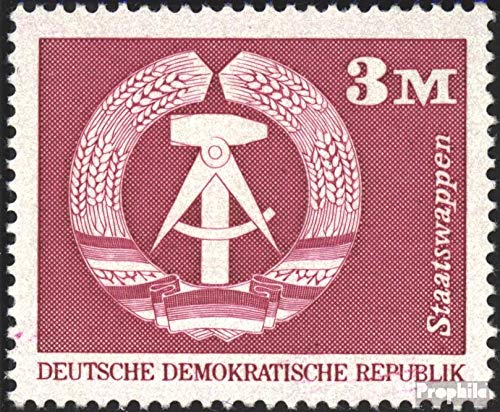 DDR 1974 State Emblem Large Format Stamps – Complete Mint Set Never Hinged – Collectible German Stamps Flags Coats Of Arms - View #10