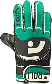 Luva Rali infantil De Goleiro Campo para Treino - Verde Tamanho P - Barata
