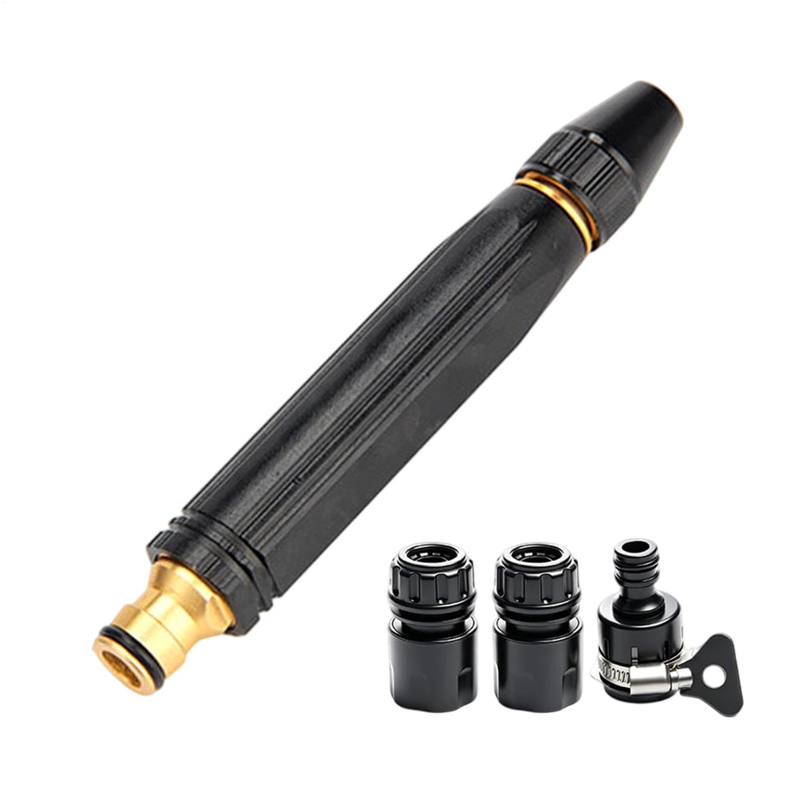 High Pressure Hose Nozzle | Garden Hose Pressure Booster | Water Spray Nozzle Garden Hoses | Multi Function Adjustable Water Cannones/Sprayer/Washer for Car Wash Watering Rinsing