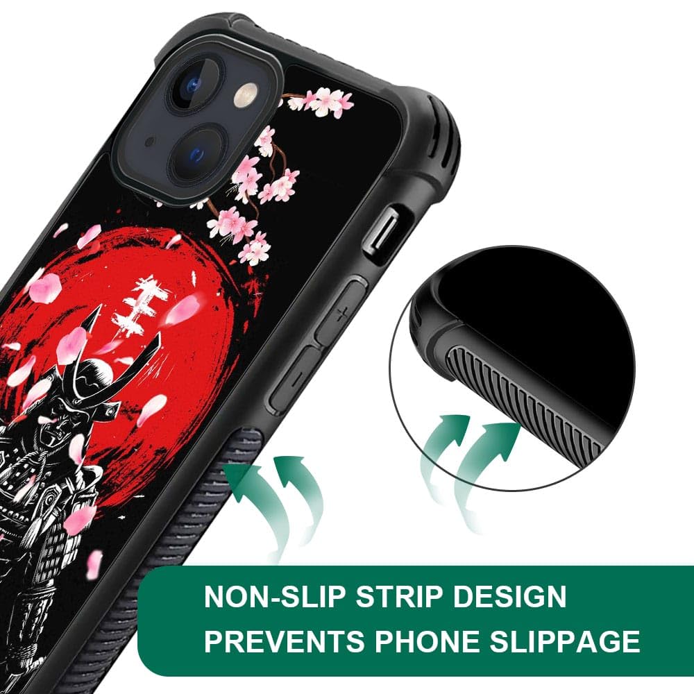 Bvkilrvc Compatível com capa para iPhone 15, Sakura Japonês