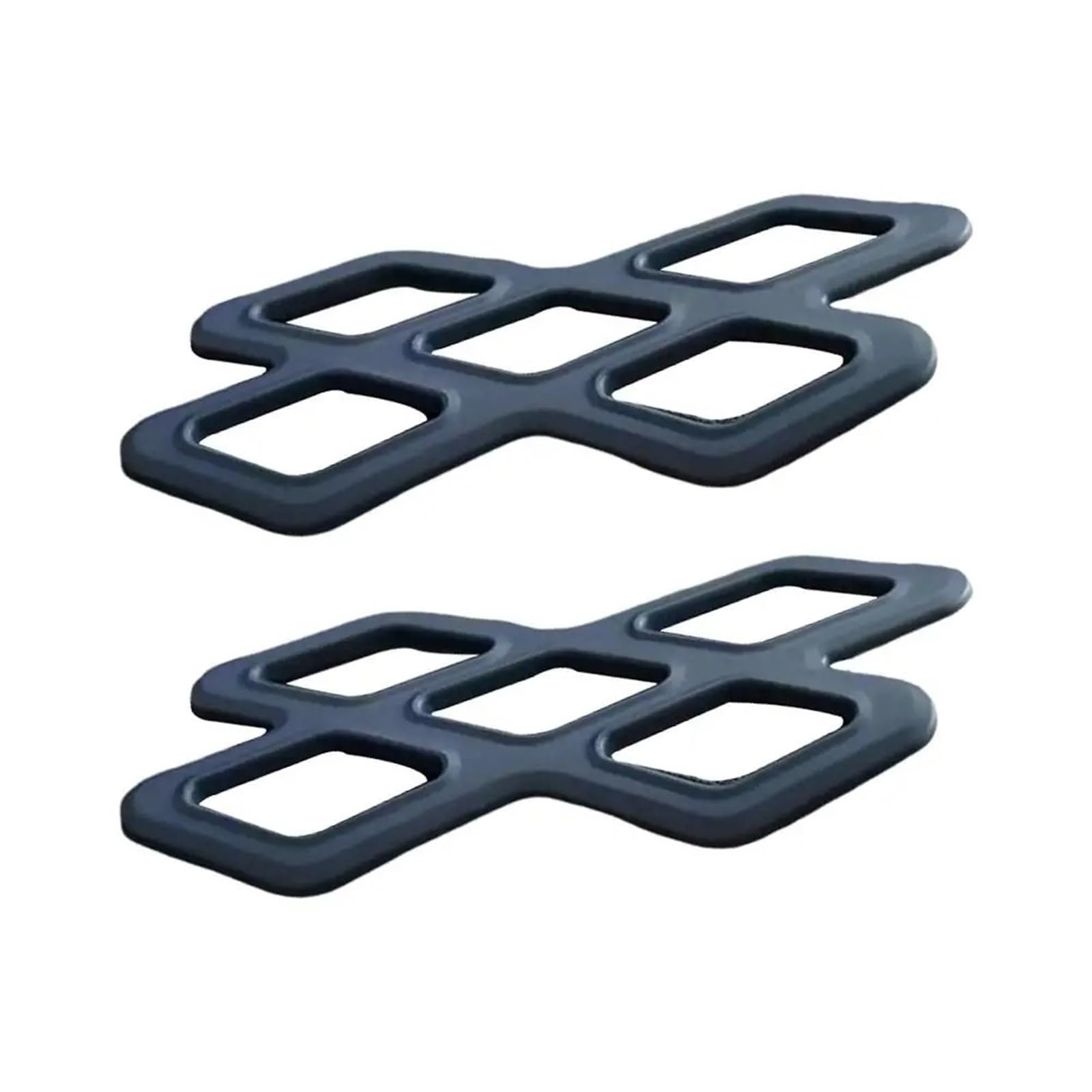 Interior Trim for BYD for Seagull for Dolphin 2PCS Car Dashboard Air Conditioning Vent Cover Decor Center Control Panel Conversion Sticker Auto Central Inner(Dark Blue)