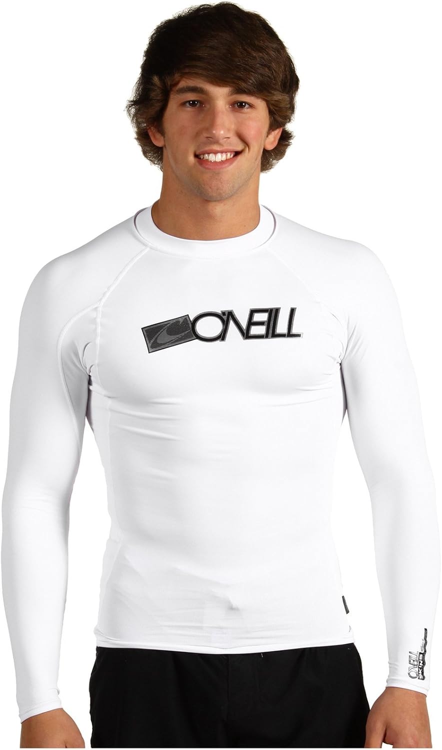 O'Neill Skins Long Sleeve Crew (White)