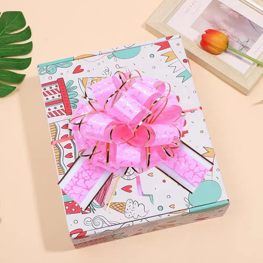 Sourcing Map 20 Lazos Grandes De 15,2 Cm Para Envolver Regalos, Cinta