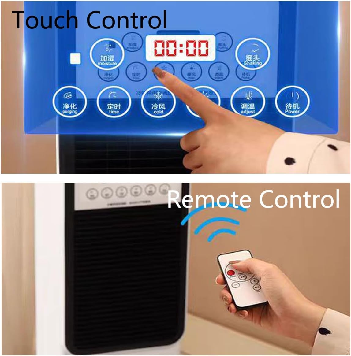12000 BTU AC Portatile con R290, Flusso d'Aria 470m3/h, Classe energetica A, Funzionamento Silenzioso, evaporazione Automatica, modalità di Riscaldamento, Kit Finestra Incluso per L'Ufficio Domestico