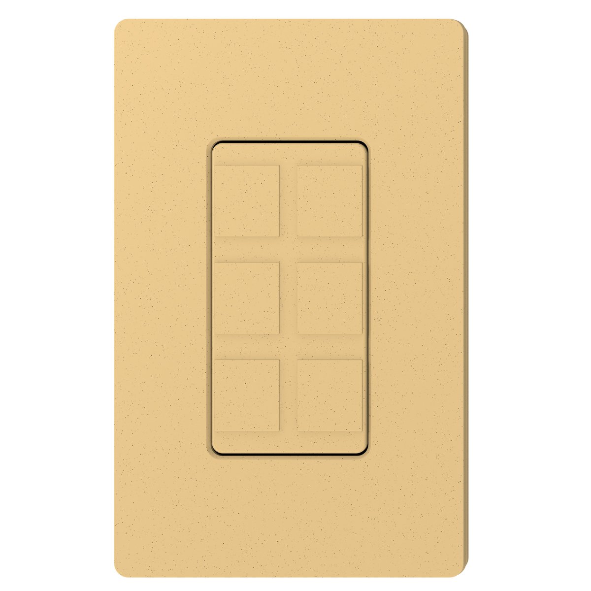 Snapklik.com : Lutron SC-6PF-GS Satin Colors 6-Port Frame