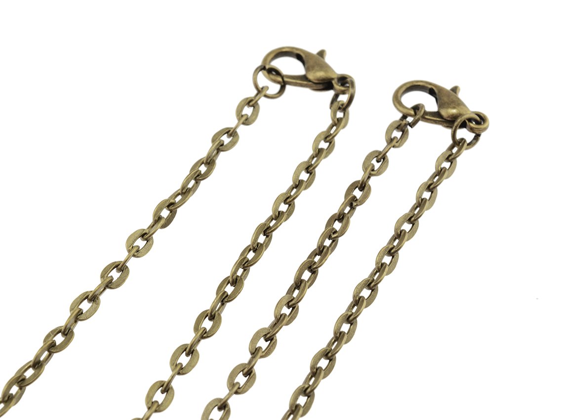 Catena in ottone da 2 mm (1 metro) per modellismo navale