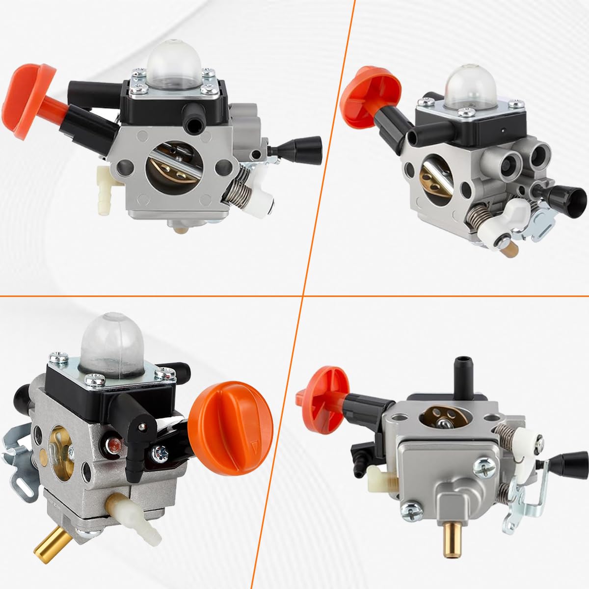 ZAMDOE 4180-120-0615 FS91R Carburador para Stihl FS89 FS89R FS91 FS111 FS111R FS111RX HT102 HT103 FC91 FC96 KM91 KM91R KM111 KM111R FC111 Desbrozadora Recortadora de Hilo con Kit de Filtro de Aire