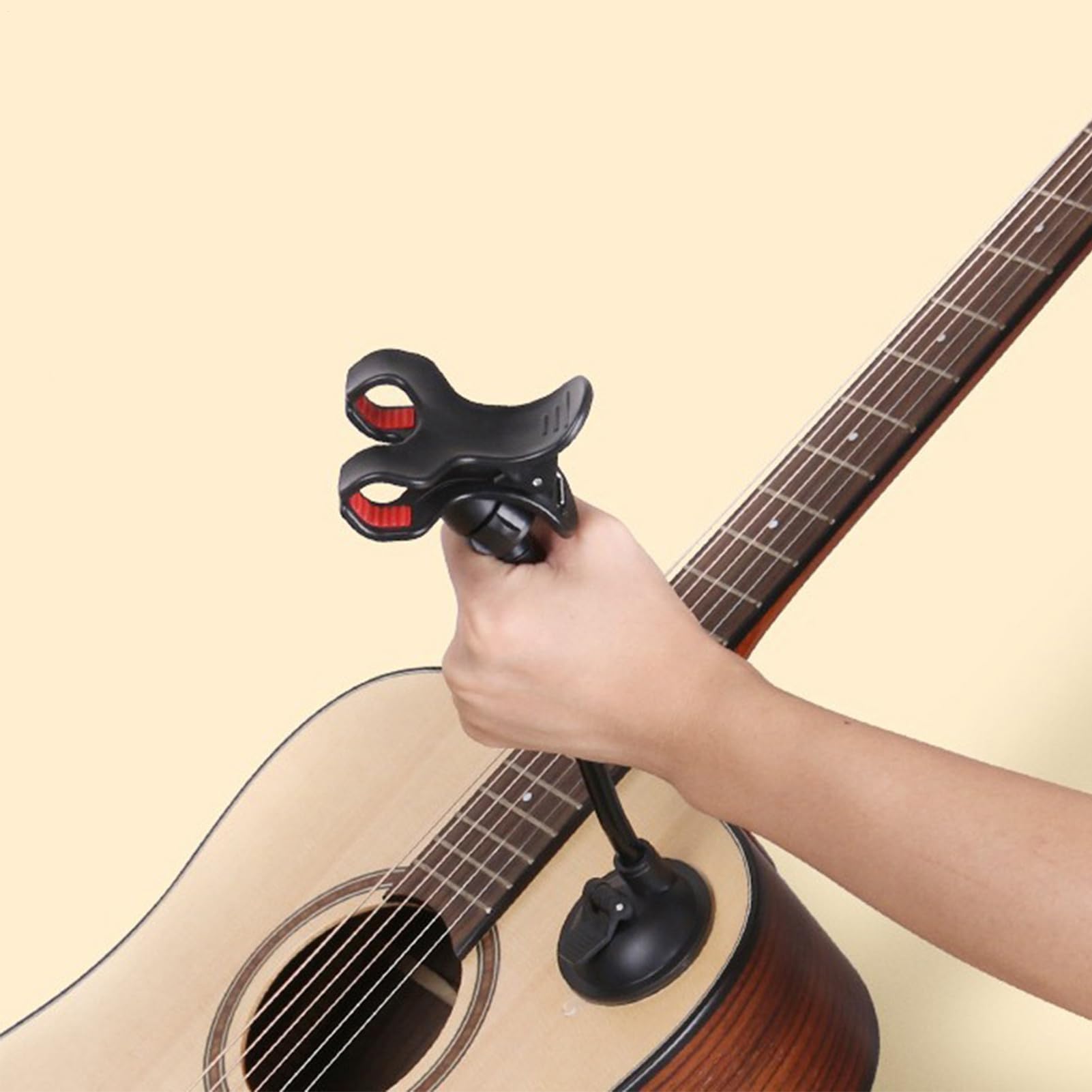 Supporto Per Smartphone Per Chitarra, Morsetto Regolabile, Per Chitarra Acustica, Elettrica, Basso, Ukulele