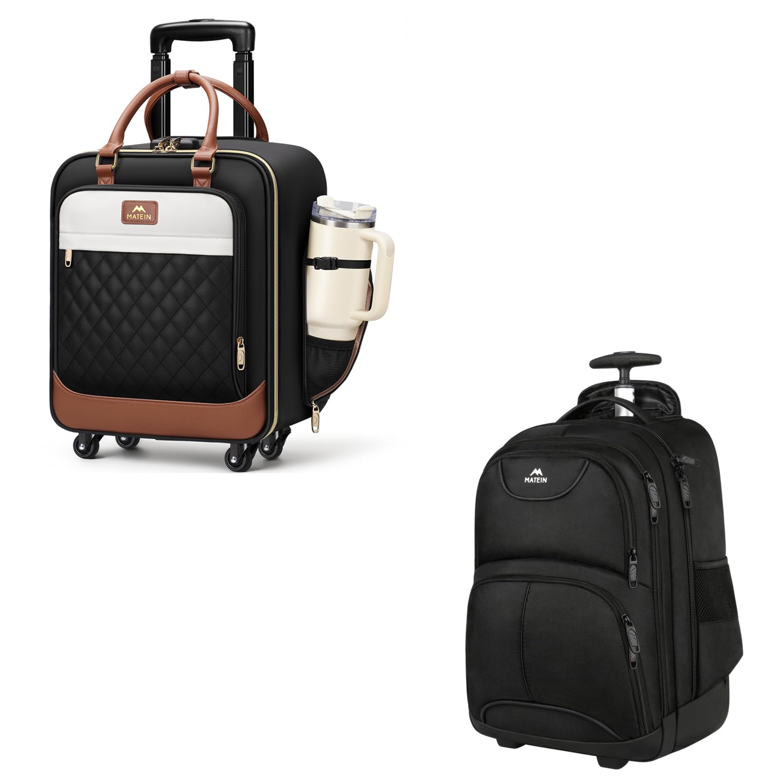 cabin luggage laptop backpack MATEIN Underseat Carry On with 4 Spinner Wheels, 16 Inch Rolling Bag Women : Electronics Manivela:Lado Esquerdo feathered hook offers lightweight carrying Avid Carp Organiser Bivvy