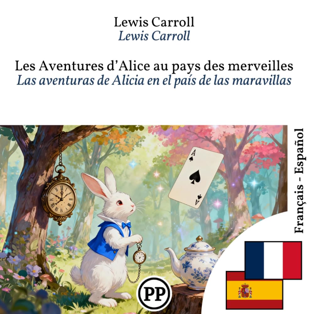 Las aventuras de Alicia en el país de las maravillas: libro bilingüe francés-español (para aprender francés) (Progresar en Francés)