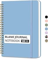 Vista 11 de Taja Cuaderno rayado en espiral para mujeres y hombres, 140 páginas, cuaderno de tapa dura con rayas universitarias para trabajo y toma de notas