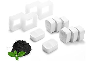 ipettie Replacement Filters for Tritone & Fiumi Ceramic Pet Water Fountain