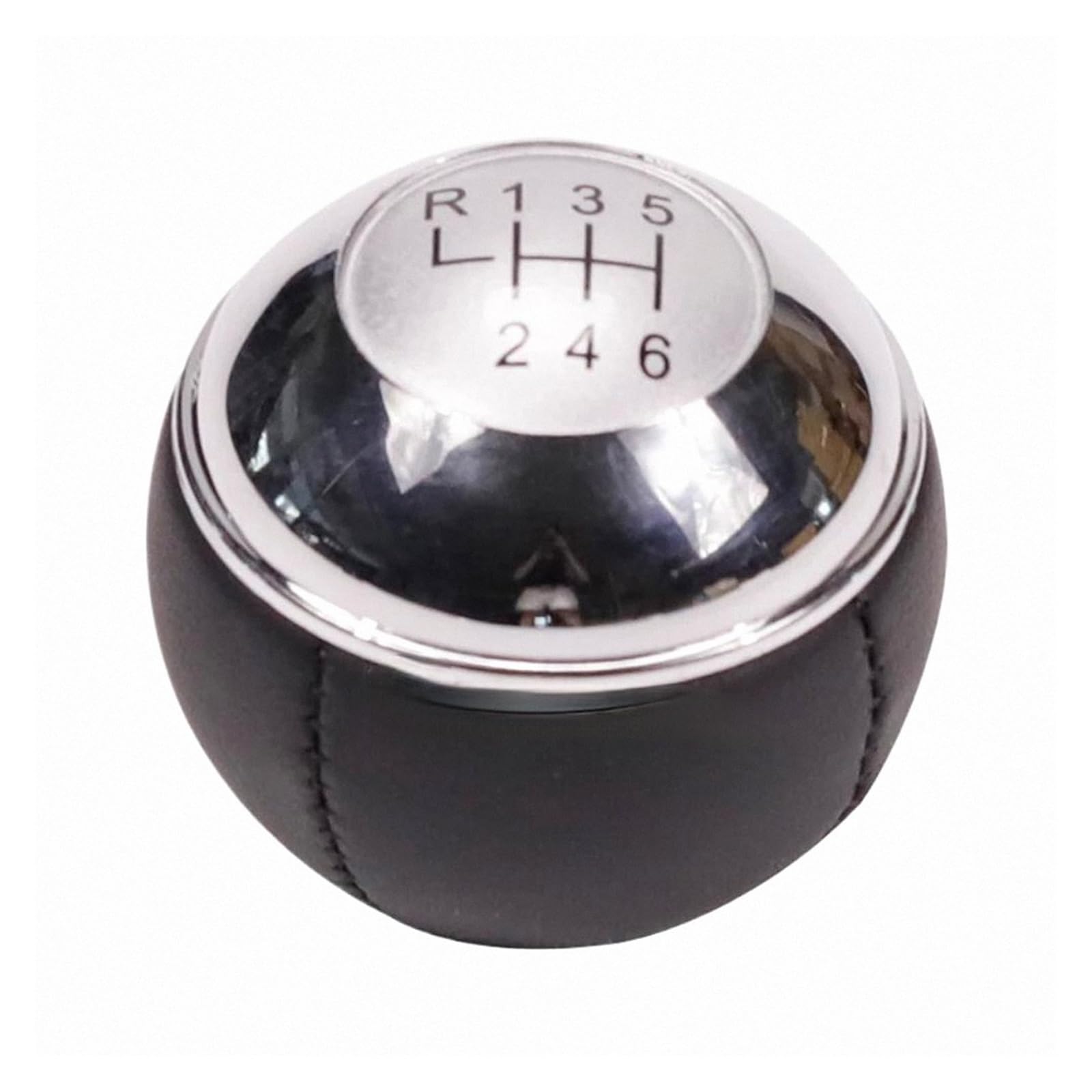 Lozopmtmld R6-Silver-Leather Gear Shifter Knob For Mini R50 R52 R53 For Cooper 2001-2008 Stylish