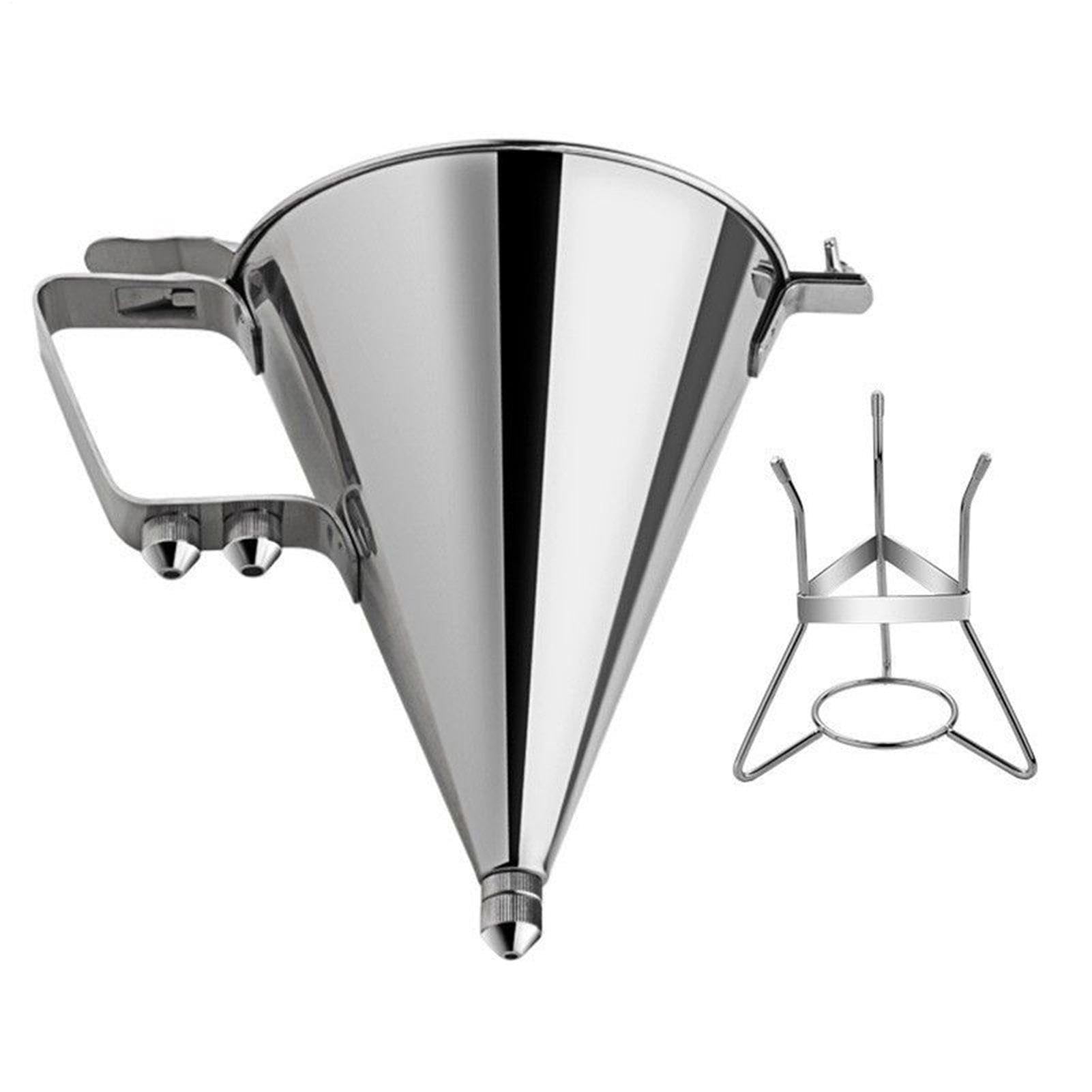 Funnel dozownik do ciast, 1800 ml, narzędzie do pouringu naleśników, babeczek, czekolady i pasty, idealny do kuchni, gotowania, restauracji, restauracji, restauracji, pieczenia, domowego pieczenia i