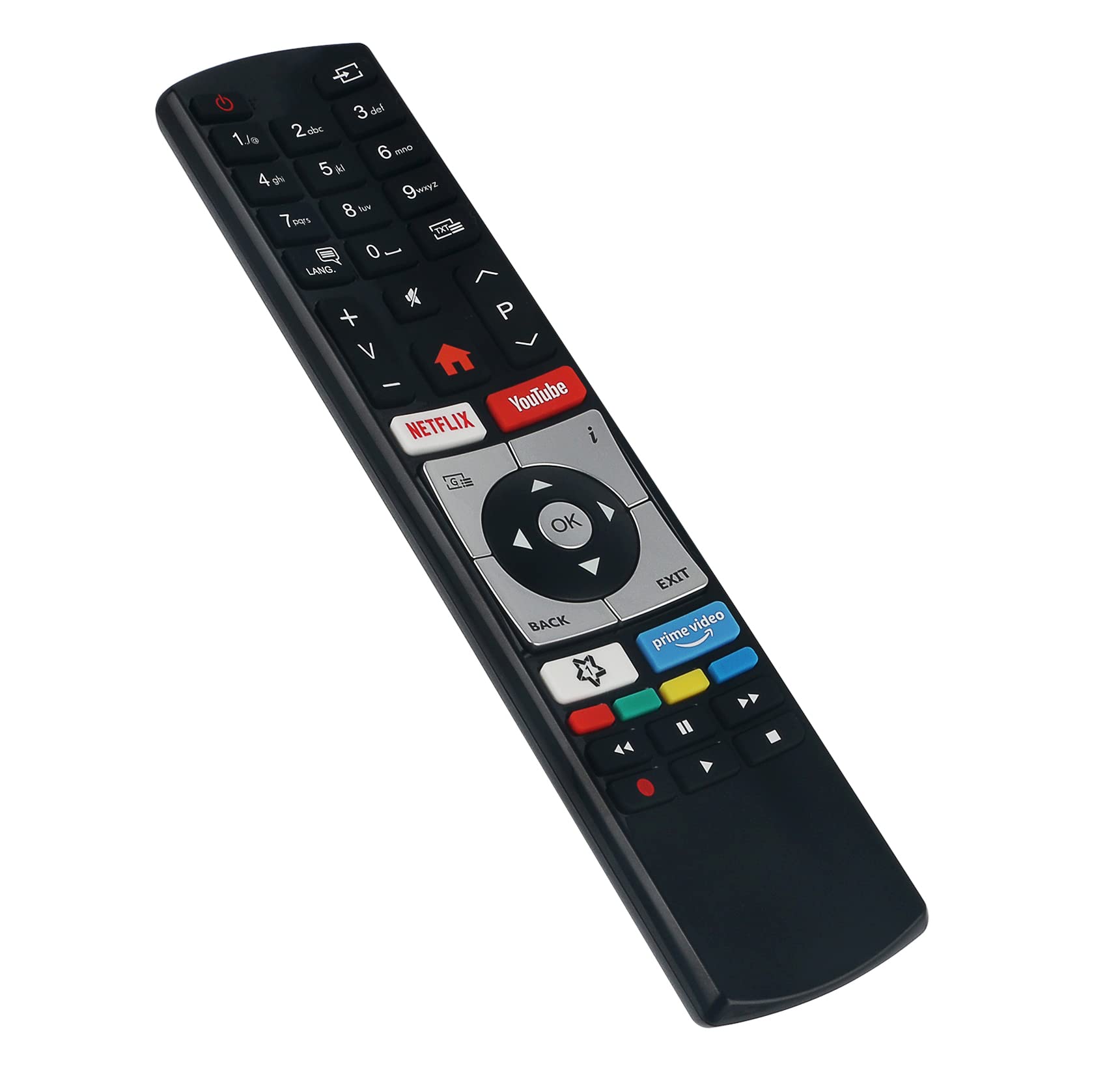 AULCMEET RC4318P Replacement Remote Control Compatible with KENDO SILVA TELEFUNKEN AYA SCHNEIDER 4K OLED Smart TV H43V32A JT-55UBS300 JT-65UBS300 D32H289N4CWD D32H289N4CWI D32H289N4CWI D40F289R4CW - Image 3