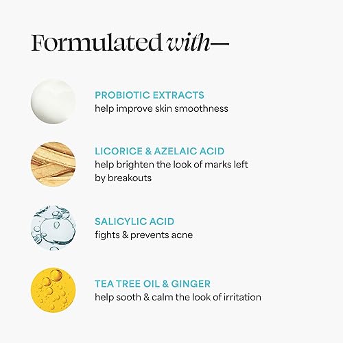 Miniatura 4 de TULA Cuidado de la piel Keep It Clear - Limpiador de espuma para el acné, contiene ácido salicílico y azelaico y probióticos, limpia y alivia el