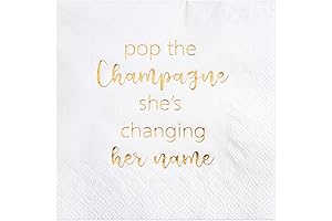 Crisky Bridal Shower Cocktail Napkins