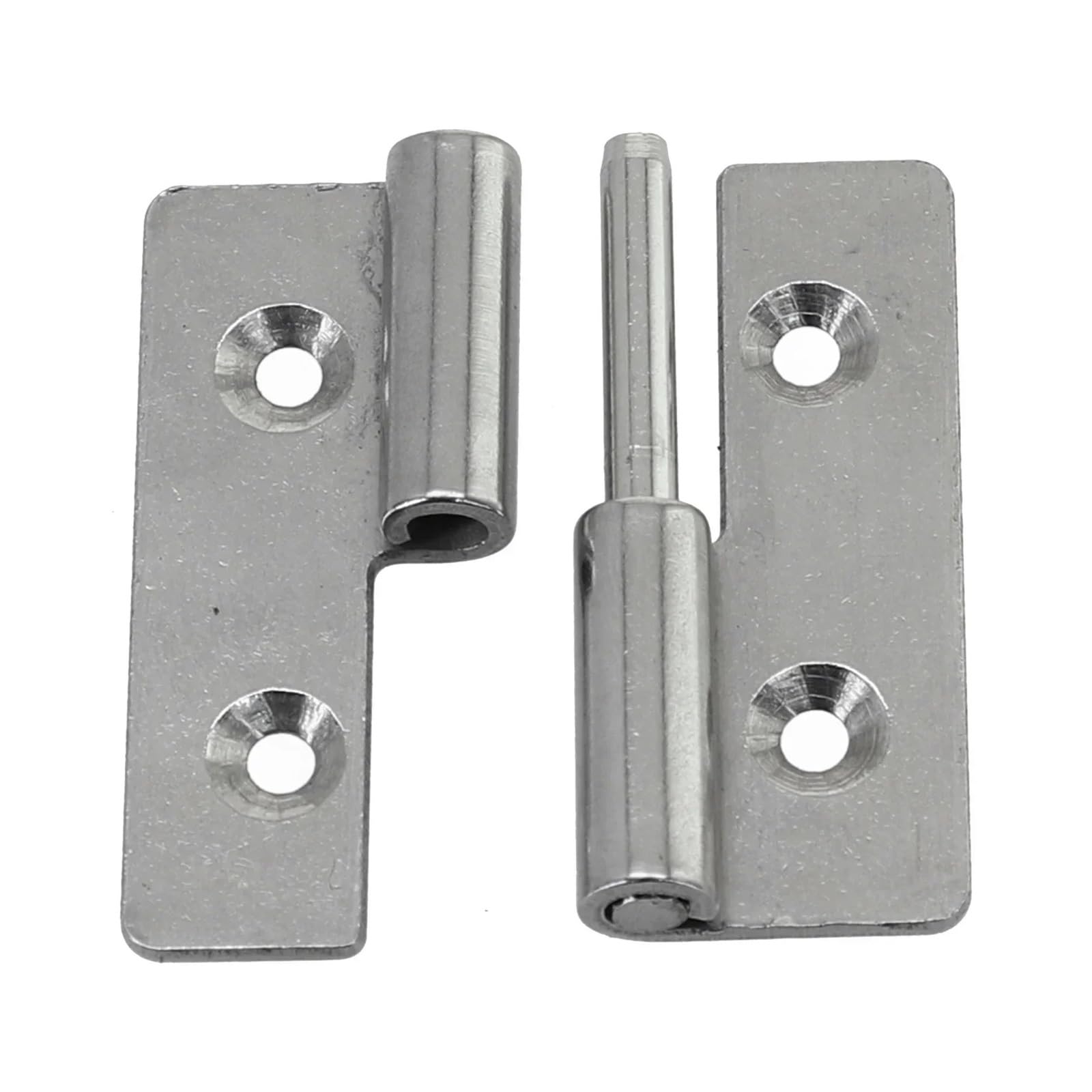 Aiqijohi 40X30x1.5 Right Door Hinges Detachable Hinge Stainless Steel Slip Joint Flag Lift Off Heavy Flat Removable Door Connector Furniture Hardware(40X30x1.5 Right)