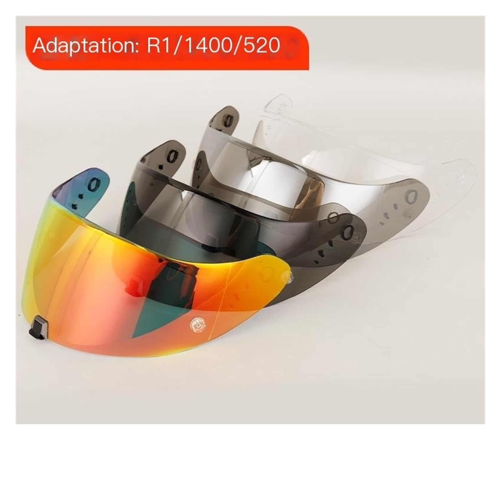 QQLADY Z Convient for Le Casque EXO Scorpion R1/1400/520, Lentille Universelle De Jour Et De Nuit, Anti-poussière Et Coupe-Vent X(Clear)