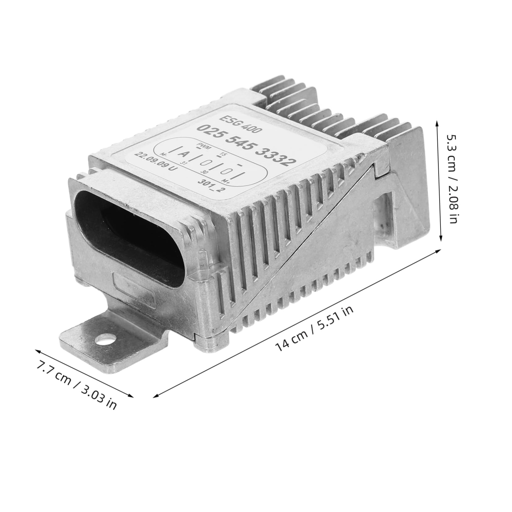 ULTECHNOVO Modulo di Controllo della Ventola di Raffreddamento Resistenza del Motore del Ventilatore Compatibile con Realizzato in Acciaio Inossidabile di Distribuisce Efficacemente Aria