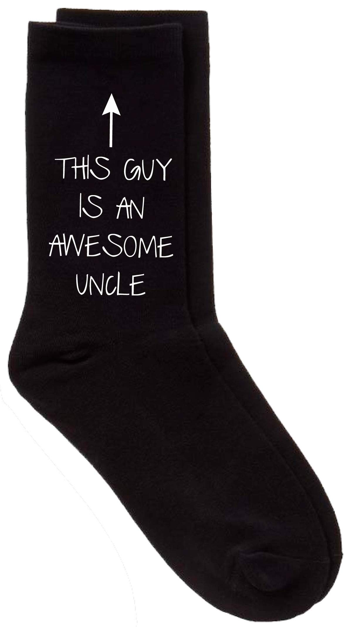 60 Second Makeover Men's Black Limited This Guy Is An Awesome Uncle Socks Present Gift Fathers Day Dad Birthday