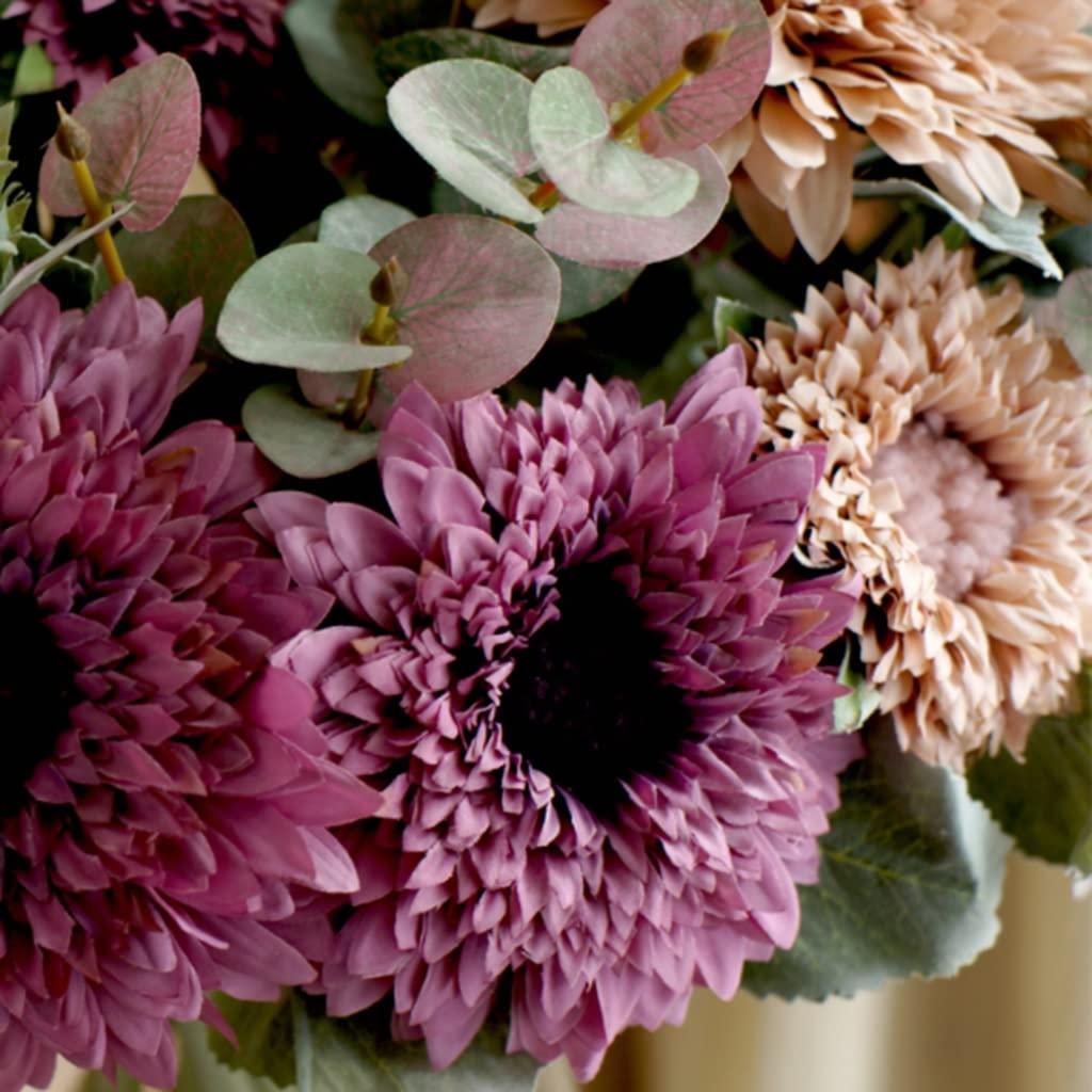 creatività Fiori Artificiali, Girasoli Finti con Cinque Fiori e Tre boccioli, Fiori Simulati per Decorazioni da tavola