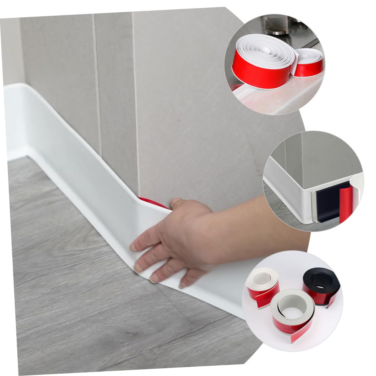 Moldura De Pared Autoadhesiva Flexible Para Esquinas Pvc De Instalar Decorativa