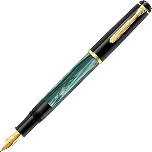 Pelikan M200 - Pluma estilográfica verde mármol fino 994095 Pelikan M200 - Pluma estilográfica verde mármol fino 994095