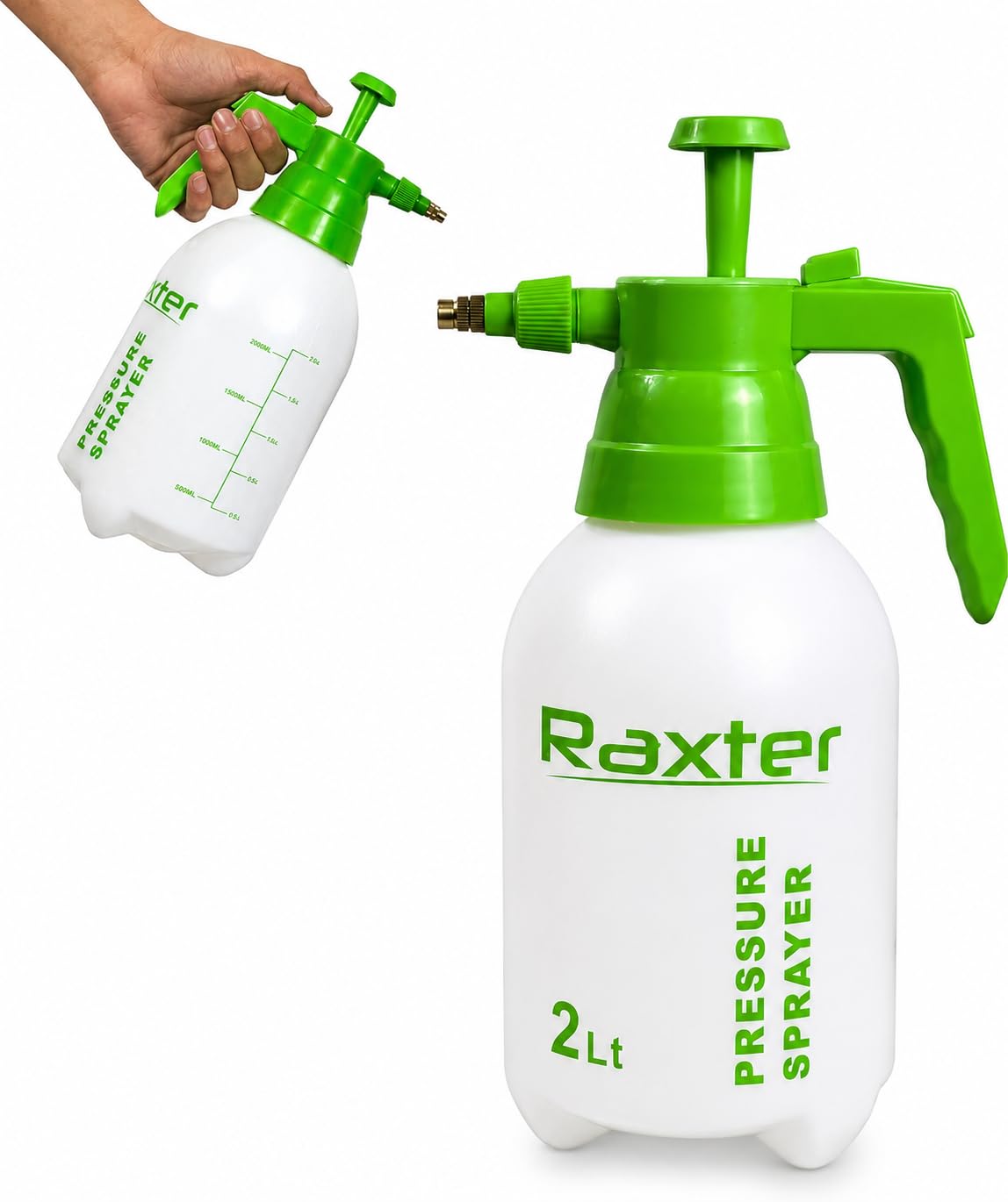2L Garden Hand Pump Portable Pressure Spray Bottle for Water Weed Chemical