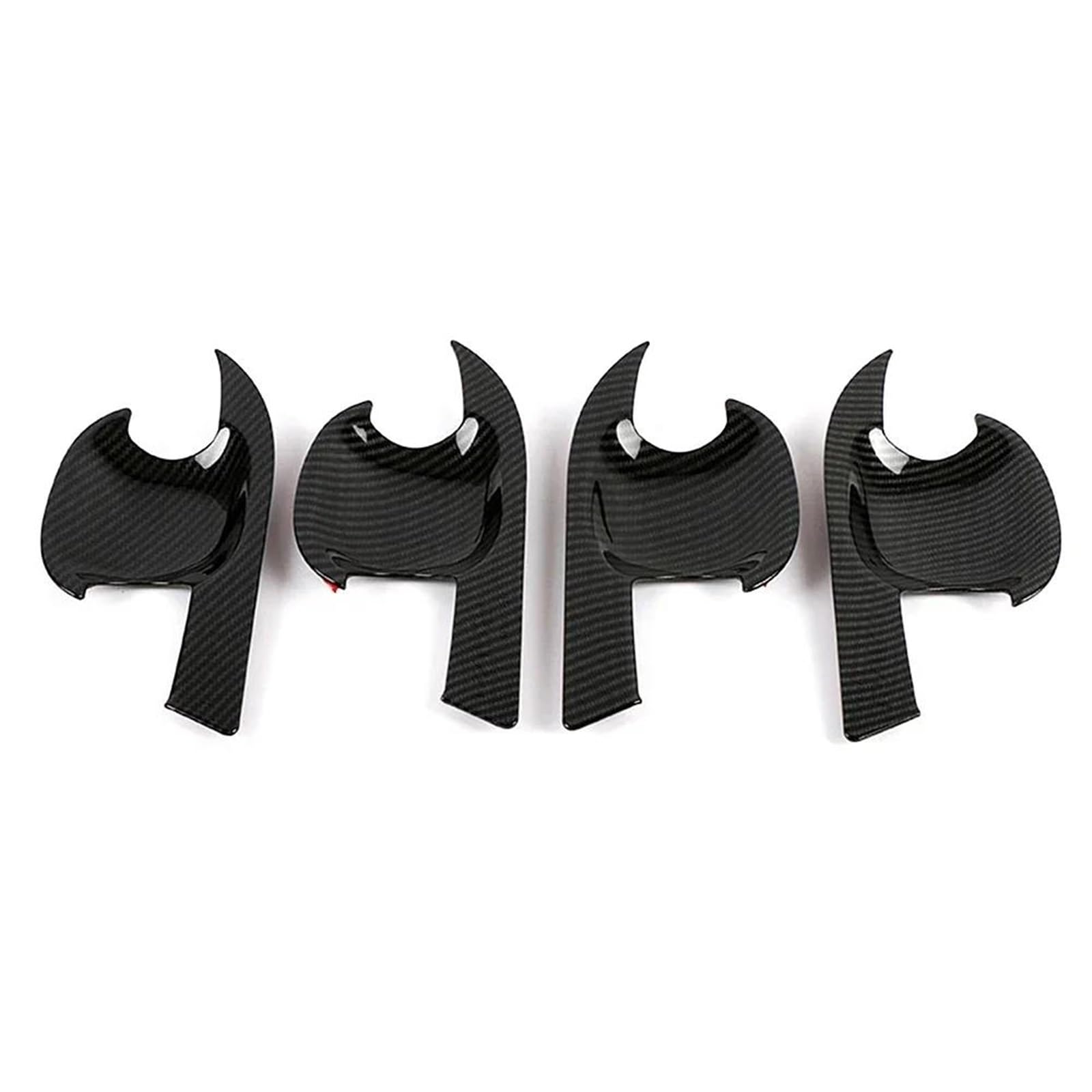 Dtasmbd Black 2 Exterior Side Door Handle Protective Covers Car Exterior Door Handle Cover For For Rav4 For Rav 4 2019-2025 Protection Covers Trim Auto(Black 2)
