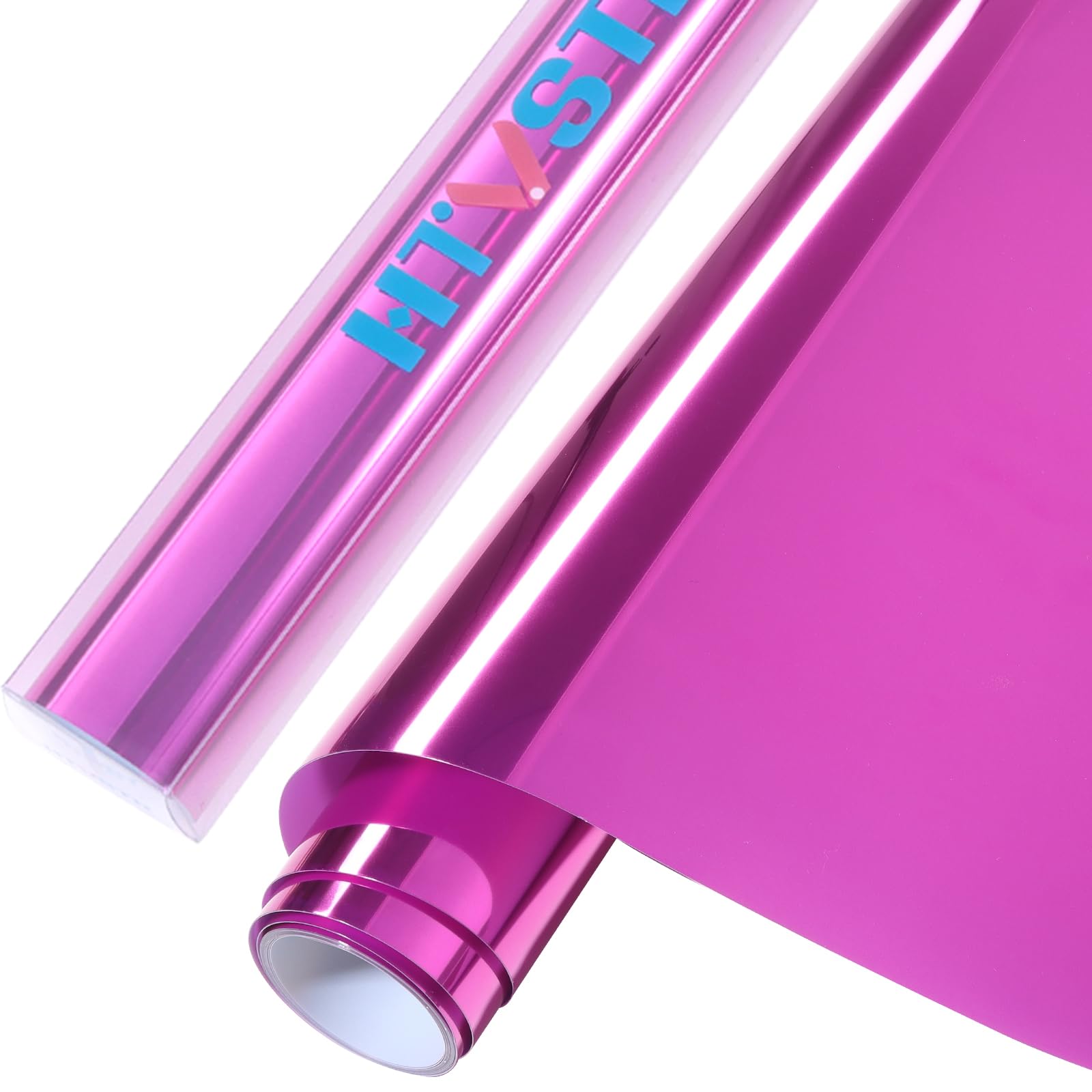 HTVSTD Dark‑Purple Metallic HTV Heat Transfer Vinyl 12 * 8ft Iron on Vinyl
