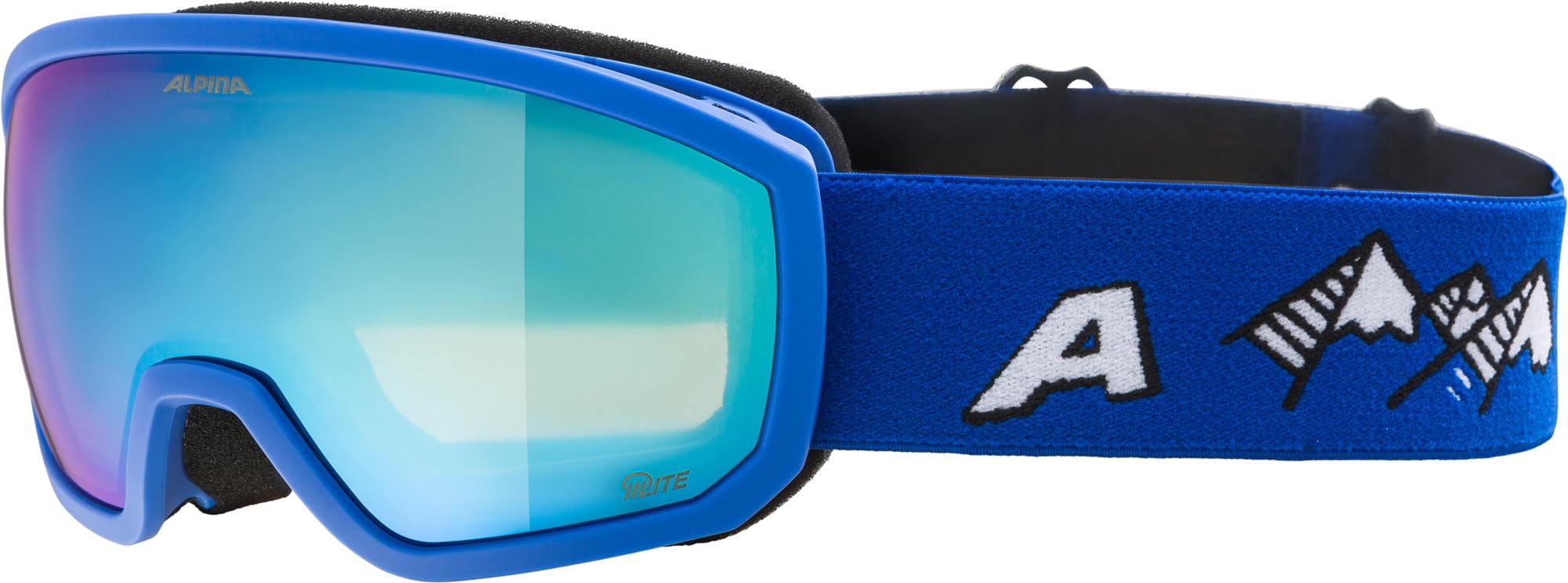 ALPINA Gogle narciarskie Unisex-Youth SCARABEO JR. Q-LITE (1 w zestawie)
