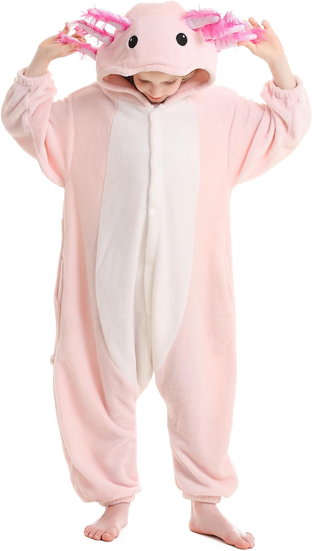 Onesie for Kids, Animal Pajamas Halloween Cosplay Costume for Girls Boys
