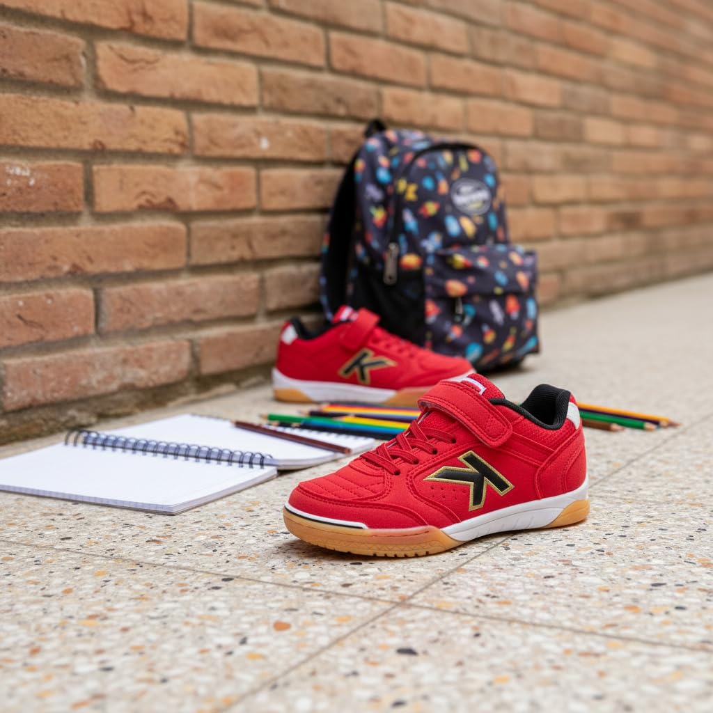 KELME Zapatillas De Fútbol Sala Niño Precision Elastic Rojo