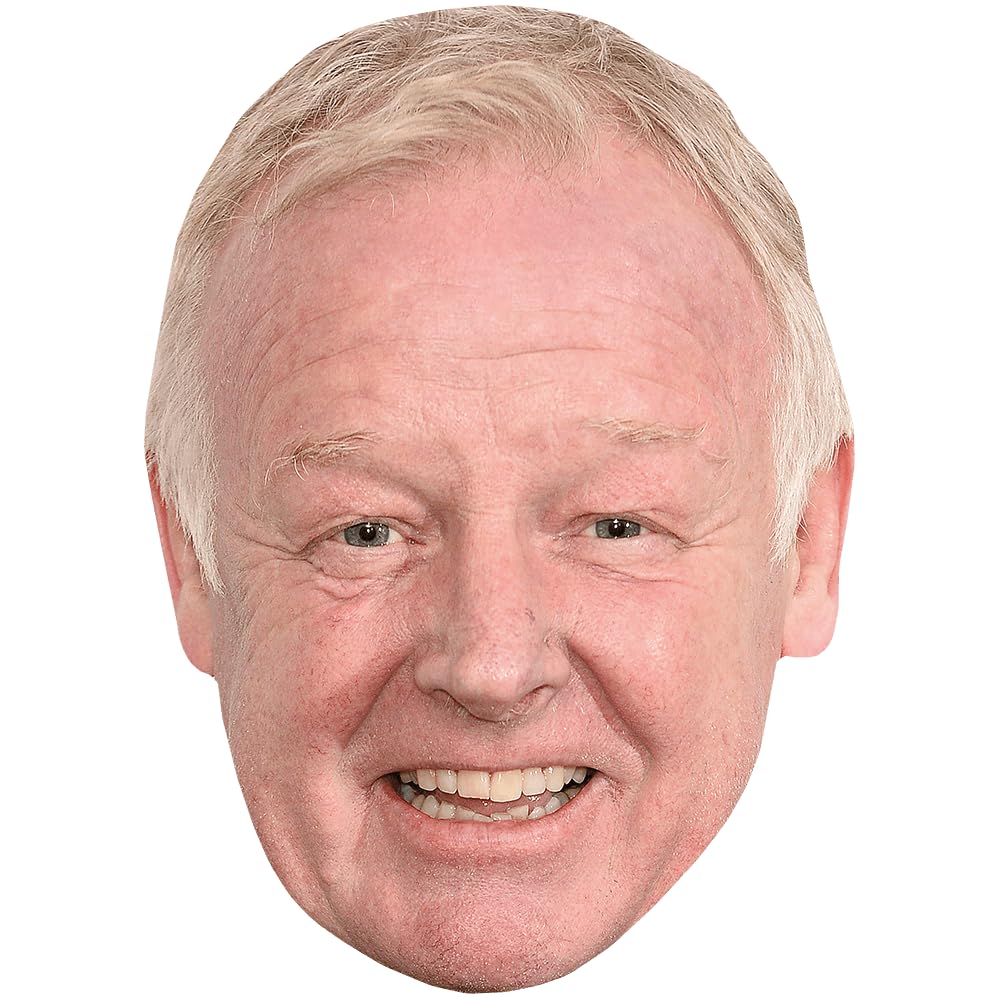 Les Dennis (Smile) Celebrity Mask, Flat Card Face, Fancy Dress Mask