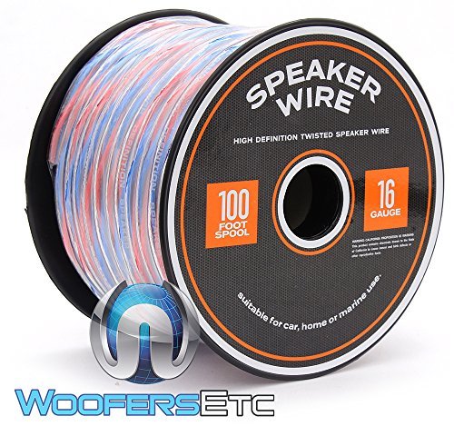 50 Foot Spool True 16 Gauge High Definition Twisted Speaker Wire