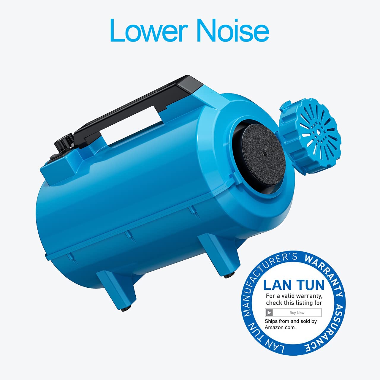 Dog Dryer, High Velocity Dog Grooming Dryer Blower Stepless Adjustable