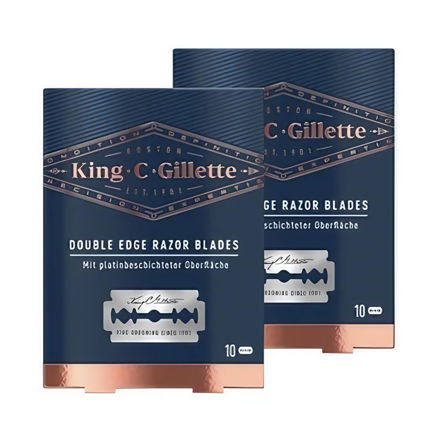 King C Gillette Lamette da barba, 20 Lame