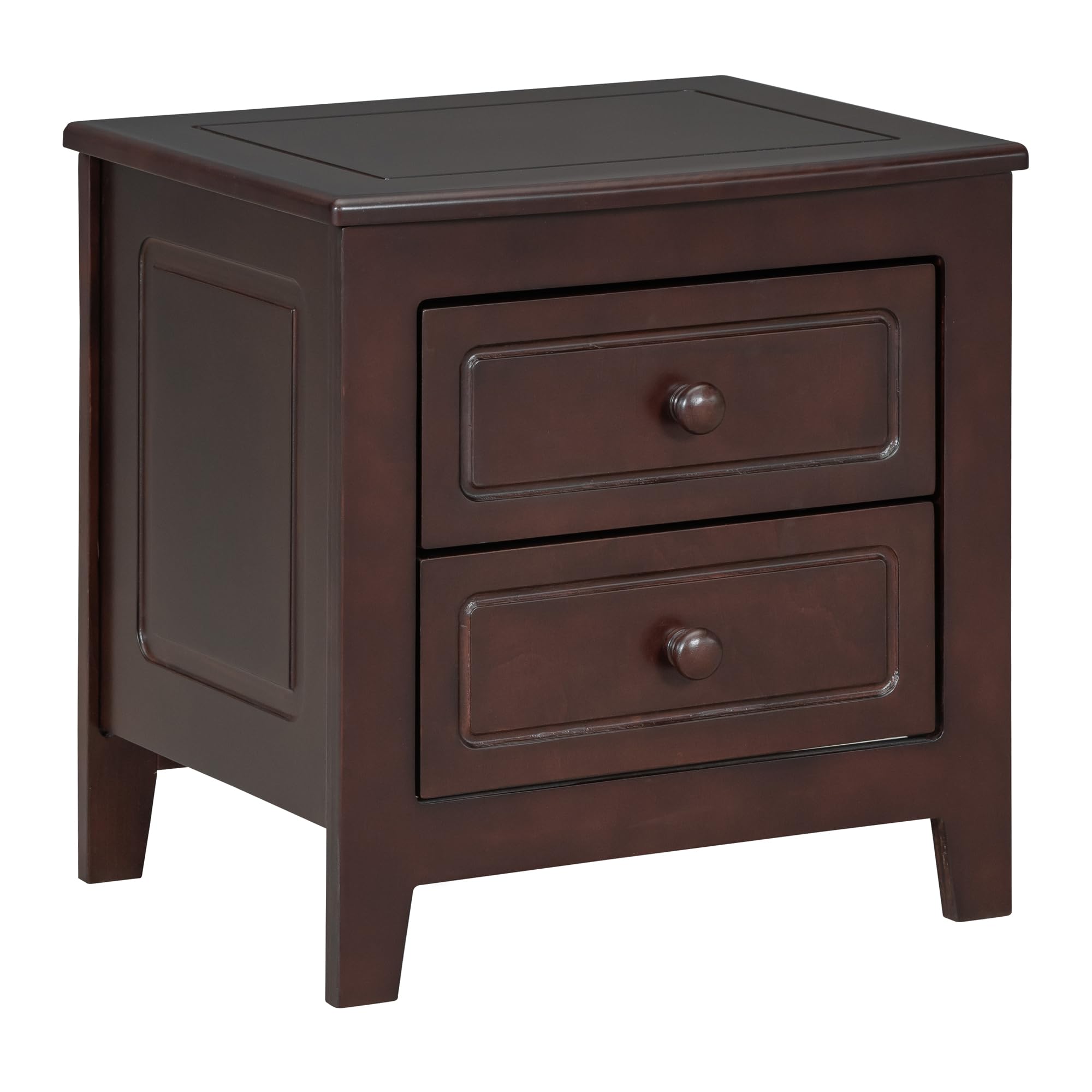 Amazon.com: Merax Modern Rustic Wood Nightstand with Storage