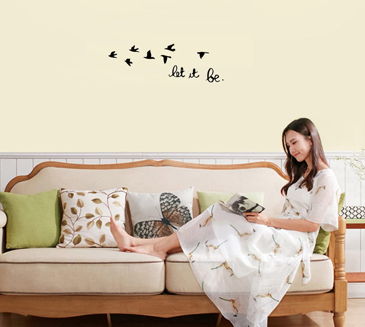 Amazon.co.jp: Let It Be ウォールデカール ビートルズ 音楽 ウォール