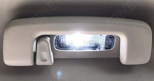 Miniatura 6 de AUTOGINE CANBUS - Kit de 11 luces LED interiores para Jeep Compass 2017 2018 2019 2020 superbrillantes 6000K blanco interior bombillas LED paquete +