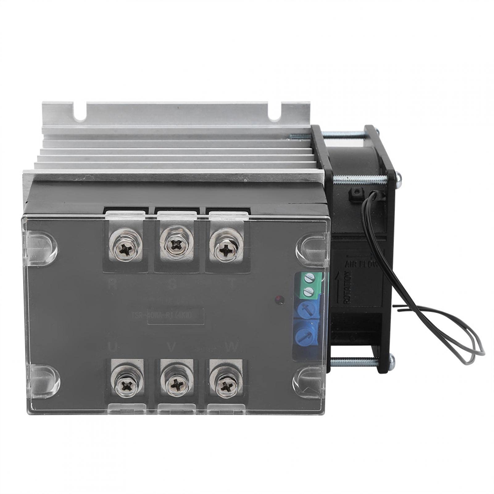 Modulo Avviamento Graduale Trifase per Motori Industriali con Dissipatore Alluminio - Soft Starter Controller per Trasportatori e Compressori con Protezione Sovraccarico e Avvio Morbido