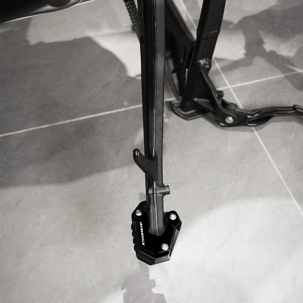 piastra per cavalletto laterale per moto per BMW R1300GS GS1300 R 1300 GS Adventure ADV Opzione 719 2023 2024 2025 r 1300 gs accessori piastra per supporto del cavalletto (Nero)