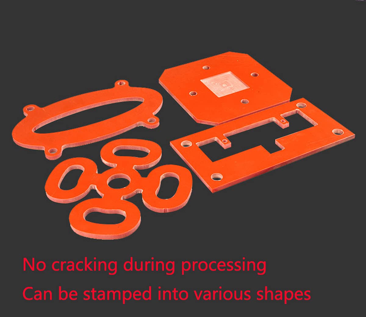 Lot de 2 plaques plates en résine phénolique Bakélite 8 mm x 100 mm x 200 mm, adaptées aux machines PCB