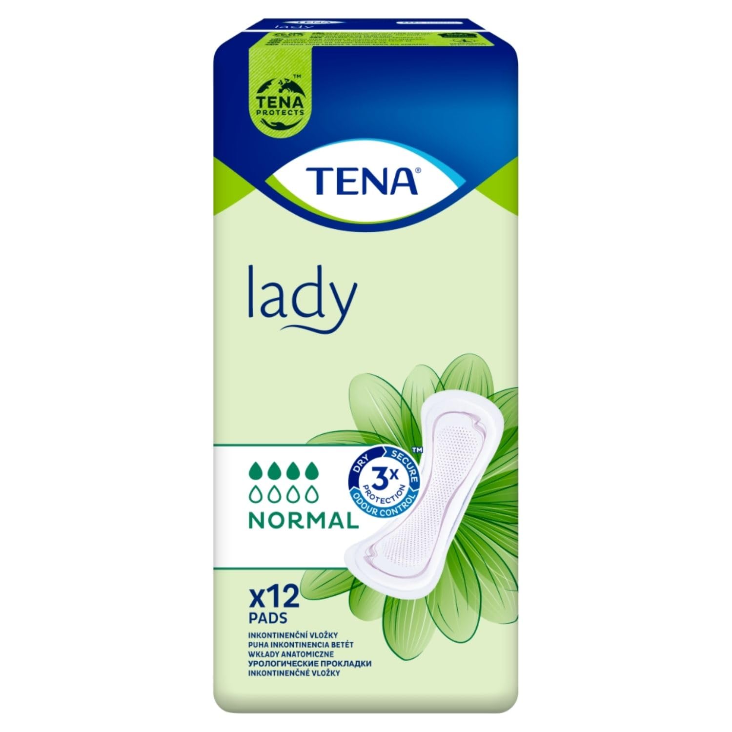 TENA Lady Normal Damen Inkontinenzeinlagen 12 Stück bei Blasenschwäche
