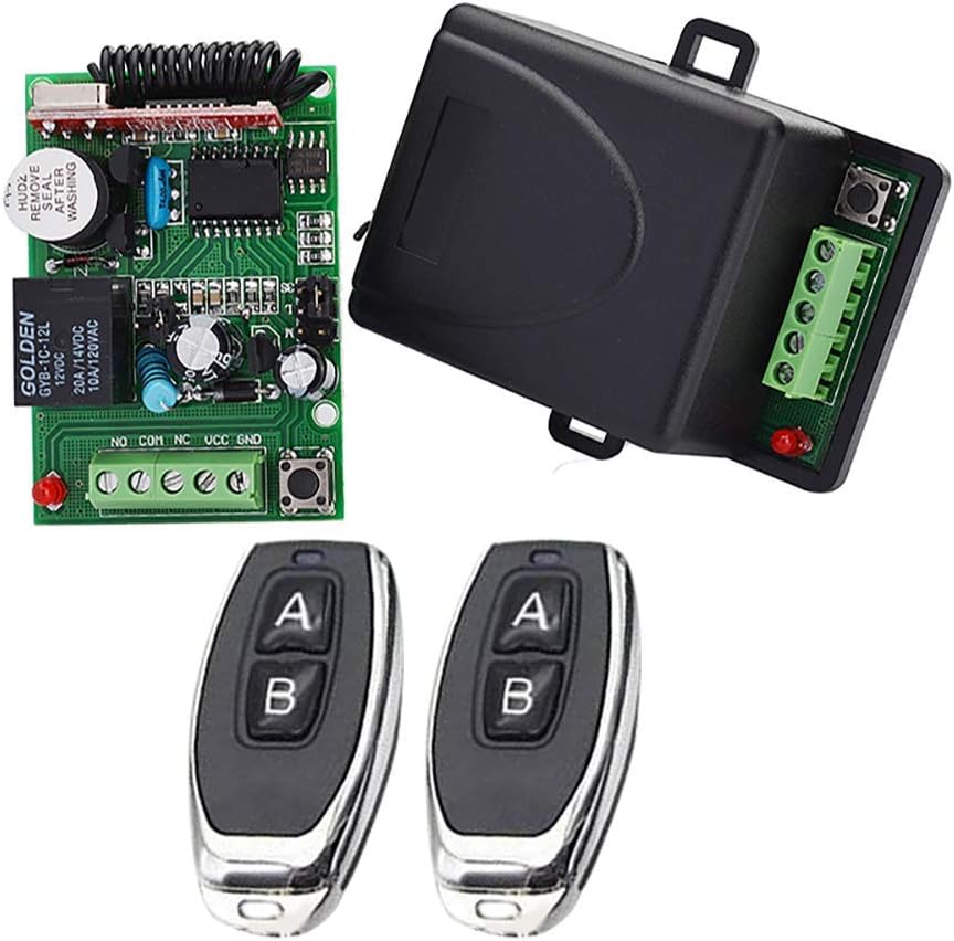 Interruttore Remoto Wireless 433 MHz DC 12V: Controlla Luci, Cancelli E Altri Dispositivi Da Lontano - Foto 3