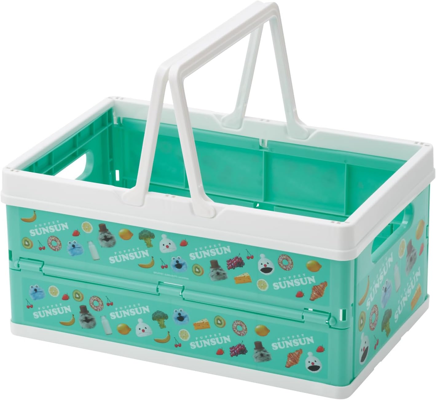Skater BWOT13-A Foldable Toy Storage Box, Stackable Storage Basket with Handles, Puppets for Boys and Girls
